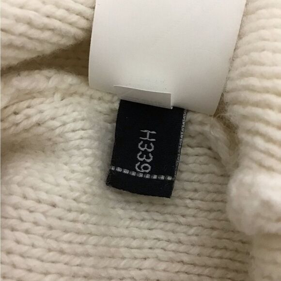 Kate Spade New York Neutral Pullover Knit White Cable Knit Sweater - Picture 10 of 13